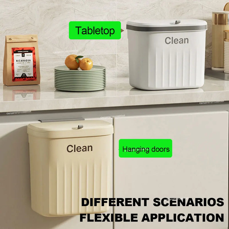 Harmonia Kitchen Trash Can - Flexible Installation Anywhere.