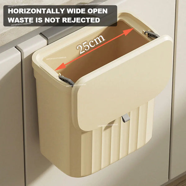 Harmonia Kitchen Trash Can - Flexible Installation Anywhere.