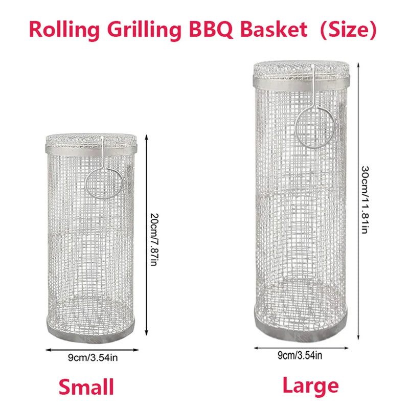 Grill Ease Rolling Basket