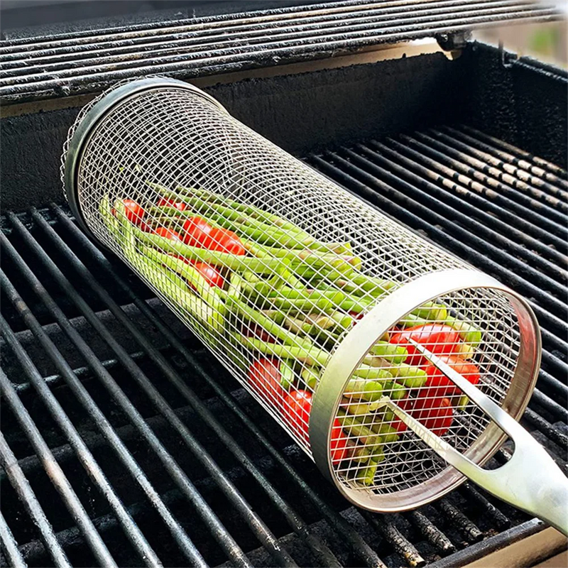 Grill Ease Rolling Basket