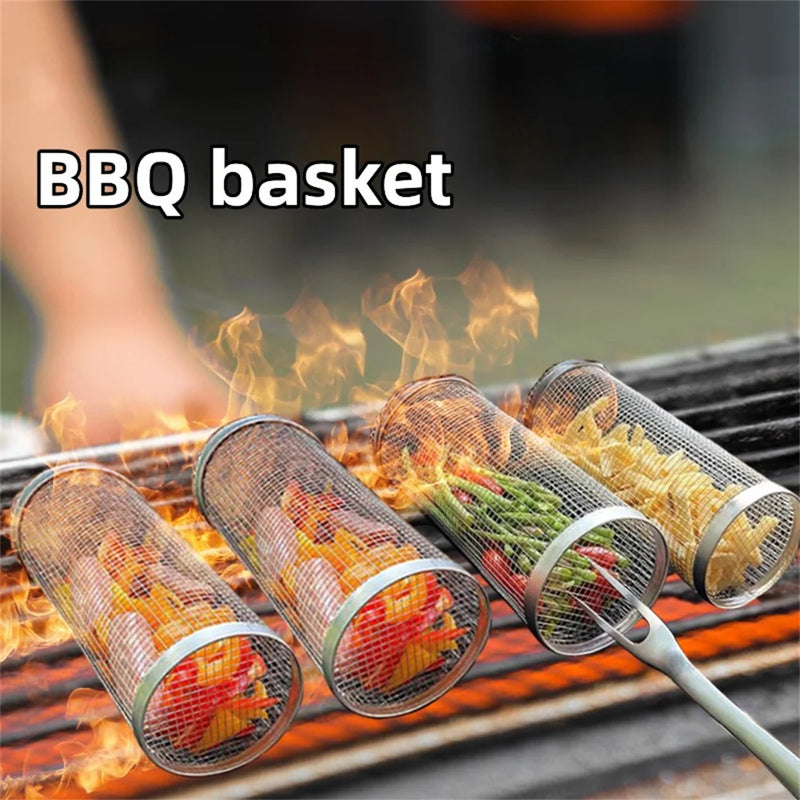 Grill Ease Rolling Basket